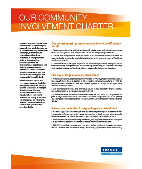 Community Involvement Charter