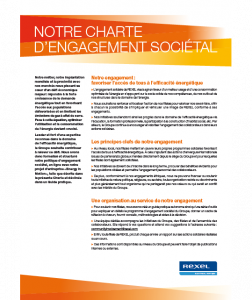Charte d'engagement sociétal