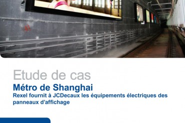 Equiper les panneaux d'affichage du métro de Shangai